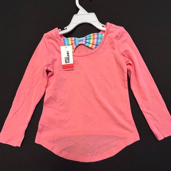 FIRST IMPRESSIONS GIRLS STRAWBERRY PINK TOP - Picture 2 of 6